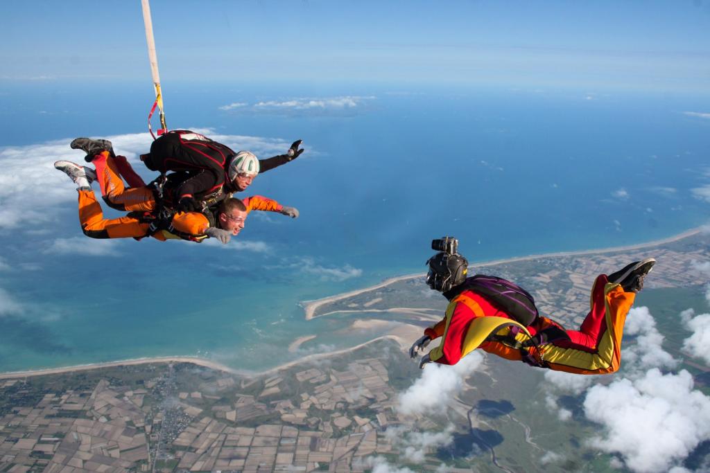 Comment offrir un saut en parachute ?