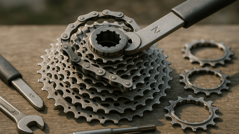 Comment démonter la cassette d’un vélo : méthode sûre (avec et sans outil)